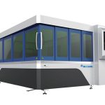 500w metal fiber laser cutting machine blade table with light path system