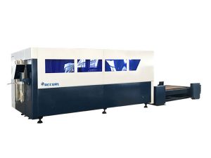 single platform cnc fiber laser cutting machine , metal sheet cutter