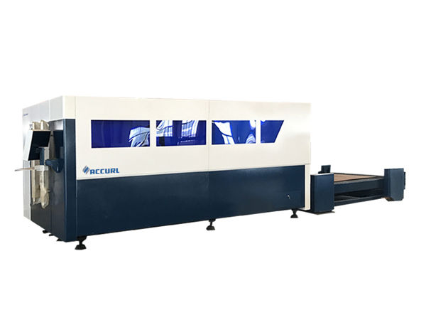 single platform cnc fiber laser cutting machine , metal sheet cutter