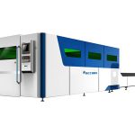 fully enclosed industrial laser cutting machine exchange table high precision