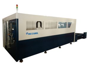 700-2000w fiber metal laser cutting machine with water cooling