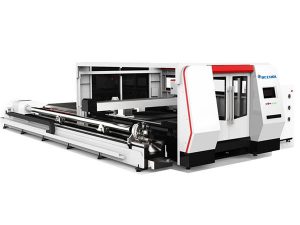 rotary device fiber laser metal cutting machine