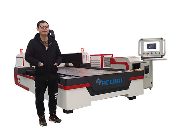 linear guide drive cnc laser pipe cutting machine for copper / titanium