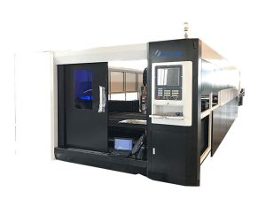 3000w fiber cnc laser metal cutting machine gantry double driving structure